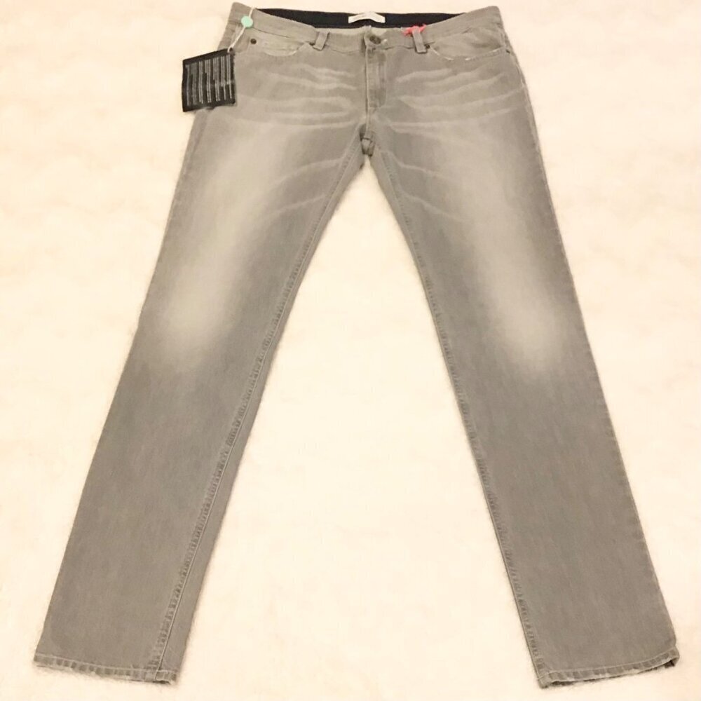 See By Chloe 32 NWOT Women’s Slim Skinny Jeans Gray Made in Italy Low Rise